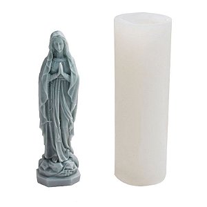 Molde de Silicone para Vela Santa Virgem Maria 13cm