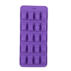 Molde de Silicone Carro Carrinhos Chocolate 20 cavidades
