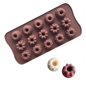 Molde Silicone Docinho Doce Bolo Miniatura Chocolate Resina