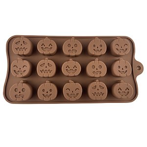 Molde de Silicone Abóbora Dia Das Bruxas Halloween Terror