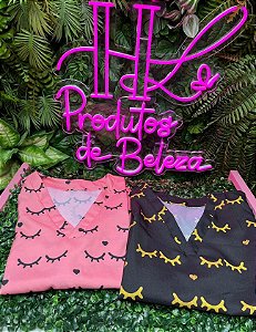 Bata / Blusa / Uniforme Cílios
