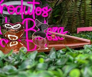 Espelho precisão borboleta - Rose Gold