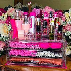 Organizador Acrílico 3 gavetas