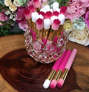 Pincel Higienizar Pink - cerdas Flor