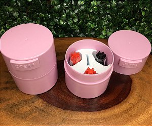 Porta cola - pote rosa