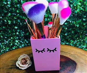 Porta pincel MDF Rosa