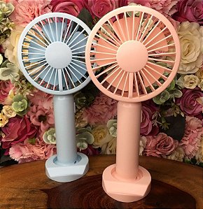 Ventilador de mão c/ suporte celular
