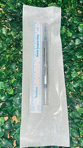 Caneta e regua para marcações - cor violeta