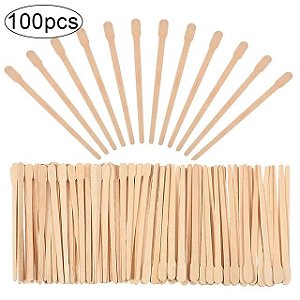 Palito para depilação - pct 100un.