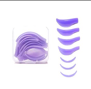 Molde para lash lifting anatômico - 7 pares