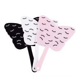 Espelho de mão formato borboleta