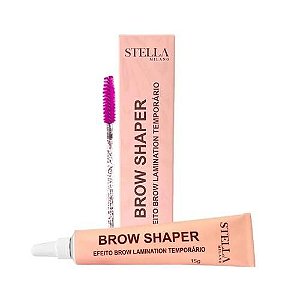Brow Shaper - Efeito brow lamination temporário - Stella Milano - 15g