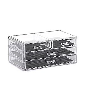 Organizador Acrílico 4 gavetas