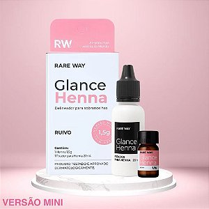 Henna para Sobrancelha Glance MINI - Rare Way 1,5g