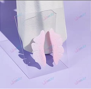 Molde para lash lifting inferior anatômico borboleta glitter - 1 par