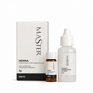 Kit Henna para Sobrancelha Master 3,0g