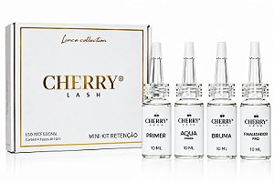 Kit Retenção Cherry Lash - Mini - 4 frascos de 10ml
