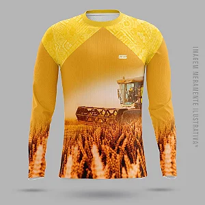 Camisa térmica dry fit com proteção UV 50+ manga longa Agro- MOD 13