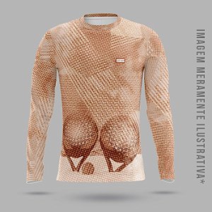 Camisa térmica dry fit com proteção UV 50+ manga longa Beach Tennis - MOD 06