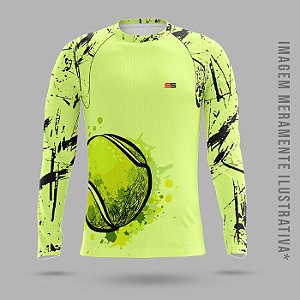 Camisa térmica dry fit com proteção UV 50+ manga longa Beach Tennis - MOD 01