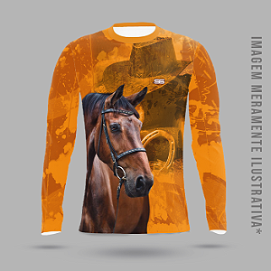 Camisa dry fit com proteção UV50+ manga longa Haras - MOD 02