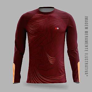 Camisa térmica dry fit com proteção UV 50+ manga longa FuteVôlei - MOD 02