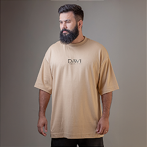 Camisa Oversized Malhão DAVI - Di Lima (Areia)