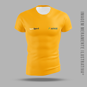 Camisa Dry Fit proteção UV50+ manga curta AFASE - Vem ser +1
