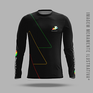 Camisa Dry Fit proteção UV50+ manga longa NOVA FASE - READY SET GO