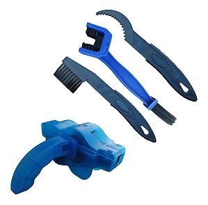 Kit Escovas Limpa Corrente Bicicleta Bike Cassete Mtb Speed