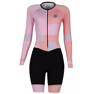 Macaquinho Ciclismo Manga Longa Distinct Feminino Mauro Ribeiro