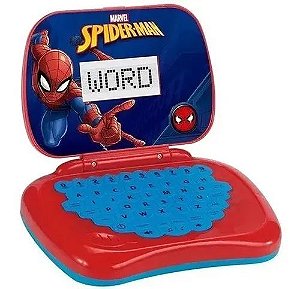 Laptop Infantil Homem-Aranha Bilingue Educativo Candide