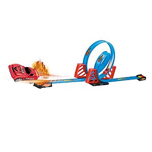 Pista De Corrida Power Track Duplo Loop360º 15 Pçs Com 01 Carrinho Multikids