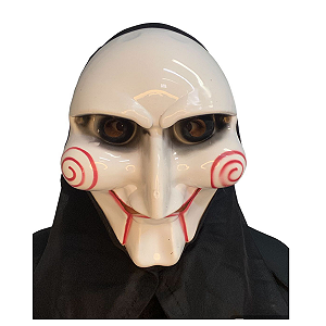 Máscara Fantasia Halloween Jogos Mortais Com Capuz Festa