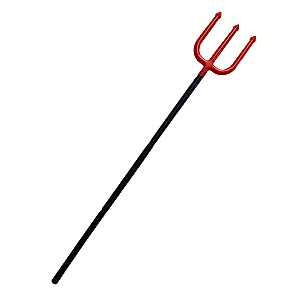 Tridente Diabinho De Plástico Desmontável Halloween Carnaval