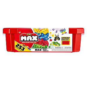Conjunto De Blocos De Construção Max Candide 253 blocos Compatível Lego