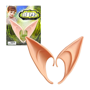 Orelhas De Fadas Elfo Latex Fantasia Natal Carnaval Cosplay