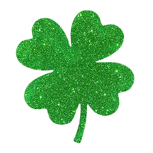 Trevo Da Sorte Decoração Verde Saint Patrick 5X5cm Kit 24un.