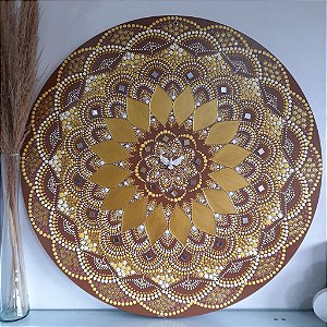 Mandala Divino Espírito Santo com aplique