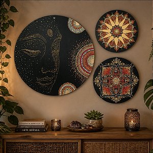 Conjunto 3 mandalas