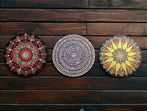 Trio Mandalas 20cm