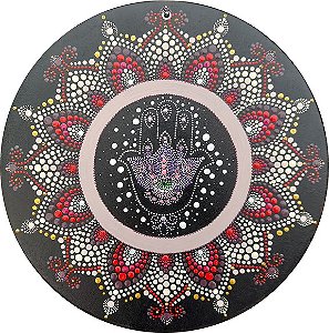 Mandala Mão de Fátima 40cm