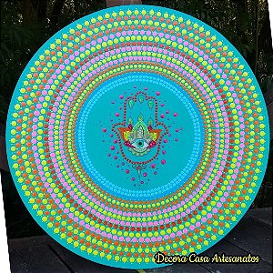 Mandala Mão de Fátima 35cm