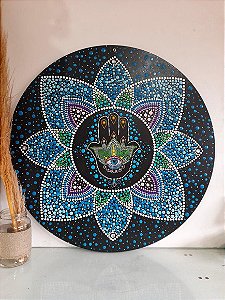 Mandala Mão de Fátima /hamsá 60cm