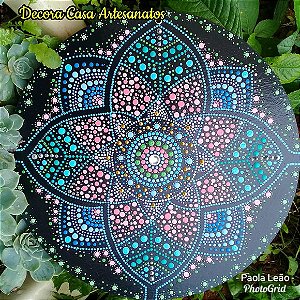 Mandala da Sensibilidade, Amor, Delicadeza, Paz 30cm