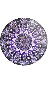 Mandala da Harmonia 60 cm Pintada a Mão