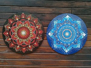 Dupla De Mandalas 40cm