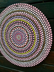 Mandala da afetividade e união 30cm
