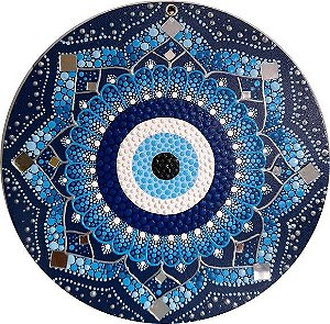 Mandala Olho Grego 20cm