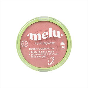 Blush Compacto Melu Cor Bubblegum